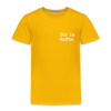 Dit is dufte - Kinder Premium T-Shirt - Sonnengelb