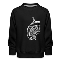Der Turm von unten - weiß - Kinder Premium Sweatshirt
