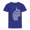 Der Turm von unten - weiß - Kinder Premium T-Shirt - Königsblau