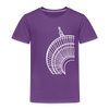 Der Turm von unten - weiß - Kinder Premium T-Shirt - Lila