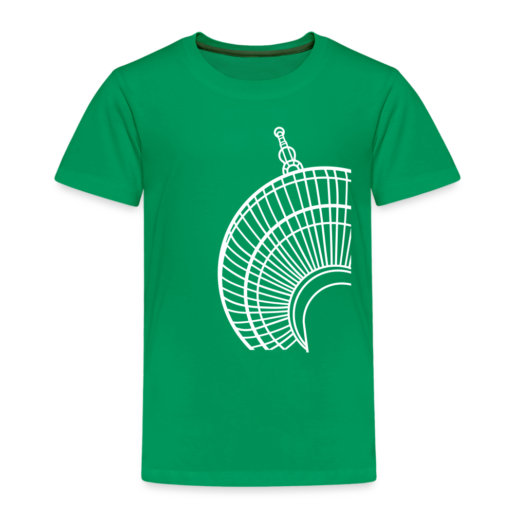 Der Turm von unten - weiß - Kinder Premium T-Shirt - Kelly Green