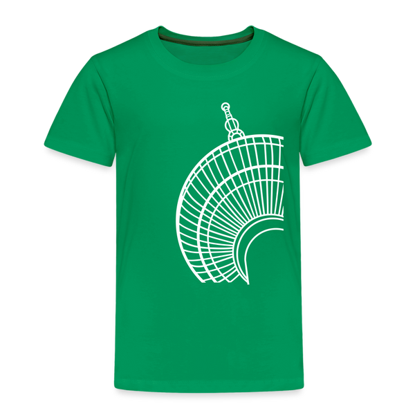 Der Turm von unten - weiß - Kinder Premium T-Shirt - Kelly Green