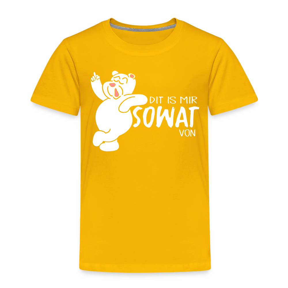 Dit is mir sowat von - Kinder Premium T-Shirt - Sonnengelb