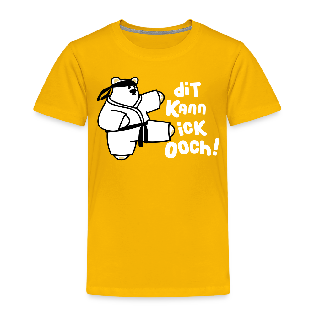 Dit kann ick ooch! - Kinder Premium T-Shirt - Sonnengelb