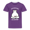 Einjeatmet - Kinder Premium T-Shirt - Lila