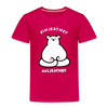 Einjeatmet - Kinder Premium T-Shirt - dunkles Pink
