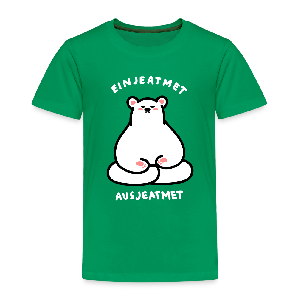 Einjeatmet - Kinder Premium T-Shirt - Kelly Green