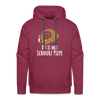 Dit is mir Schnurz Affe - Männer Premium Hoodie - Bordeaux