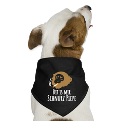 Dit is mir Schnurz Affe - Hunde-Bandana