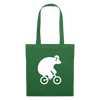 Fahrradbär - Stoffbeutel - Fichte
