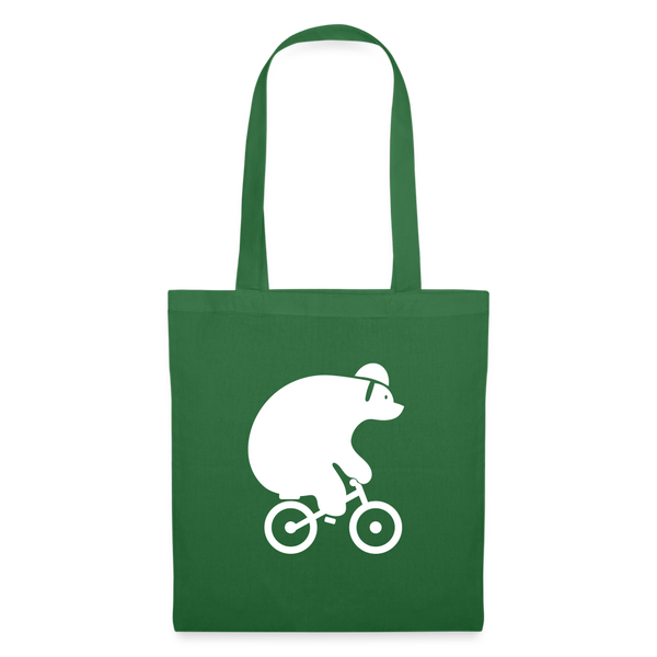 Fahrradbär - Stoffbeutel - Fichte