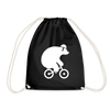Fahrradbär - Turnbeutel - Schwarz