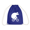 Fahrradbär - Turnbeutel - Königsblau