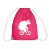 Fahrradbär - Turnbeutel - Fuchsia