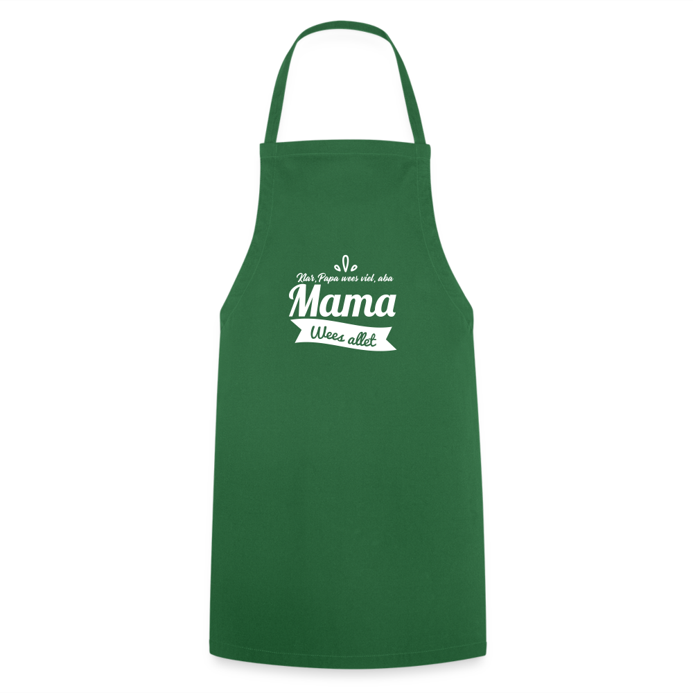Mama Wees Allet - Kochschürze - Grün