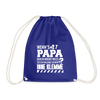 Wenn's Papa - Turnbeutel - Königsblau
