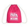 Wenn's Papa - Turnbeutel - Fuchsia
