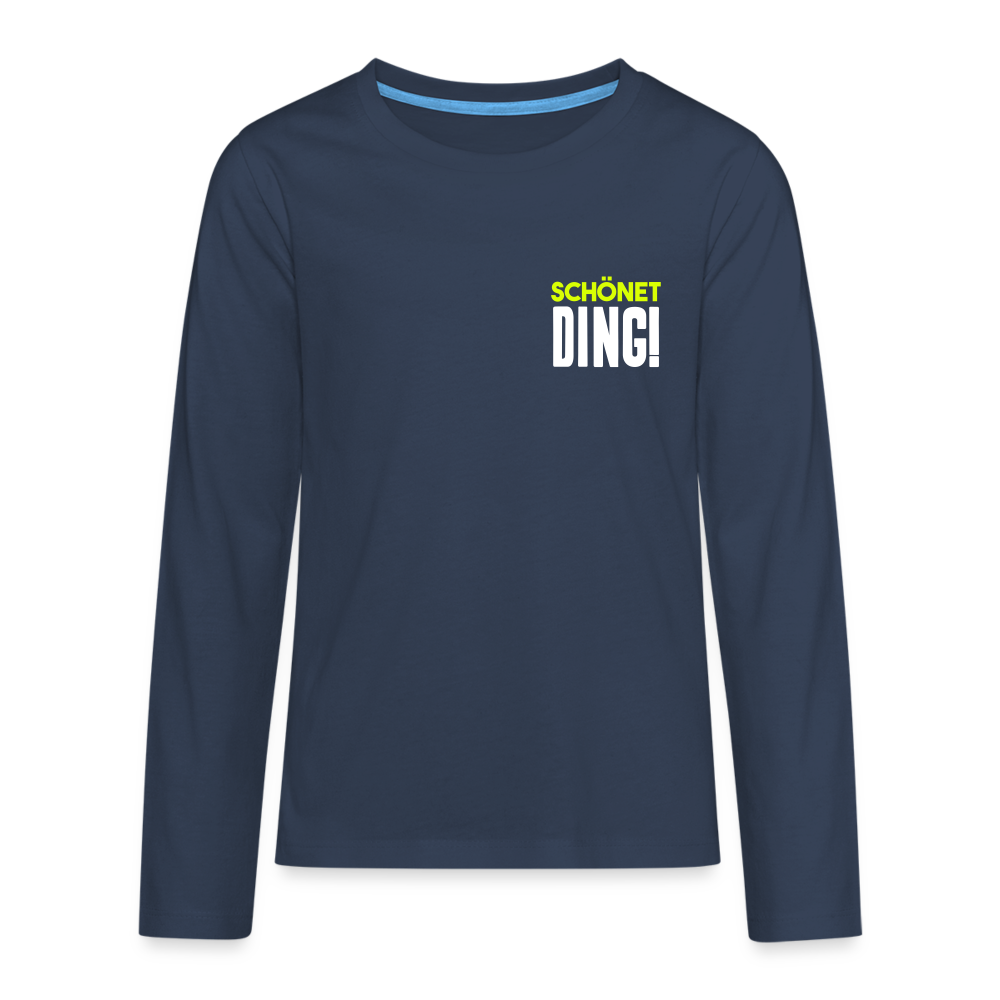 schönet Ding! - Teenager Langarmshirt - Navy