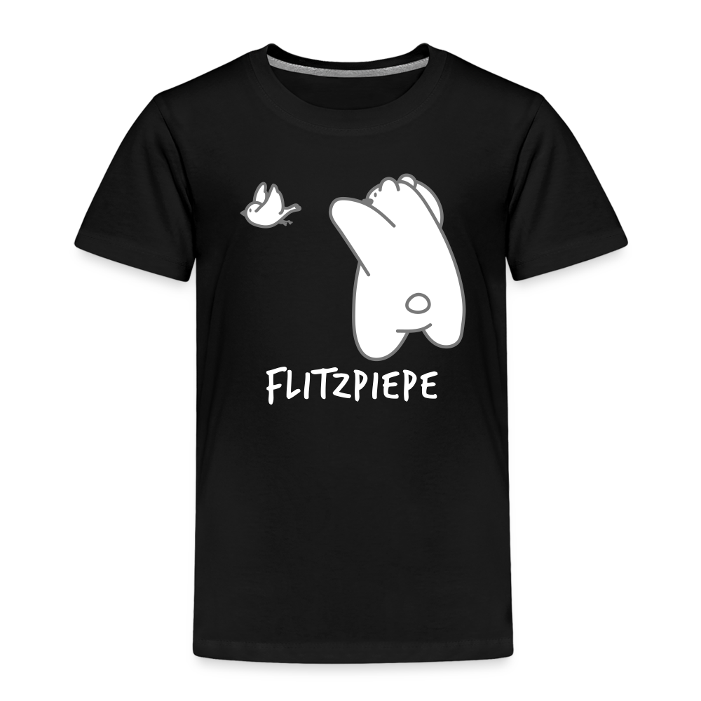 Flitzpiepe - Kinder Premium T-Shirt - Schwarz