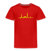 Herzschlag für Fahrradfahrer - Kinder Premium T-Shirt - Rot