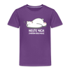 Heute nich! - Kinder Premium T-Shirt - Lila