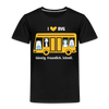 I love BVG - Kinder Premium T-Shirt - Schwarz