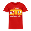 I love BVG - Kinder Premium T-Shirt - Rot