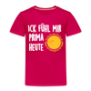 Ick fühl mir prima - Kinder Premium T-Shirt - dunkles Pink