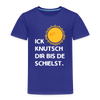 Ick knutsch dir Sonne! - Kinder Premium T-Shirt - Königsblau