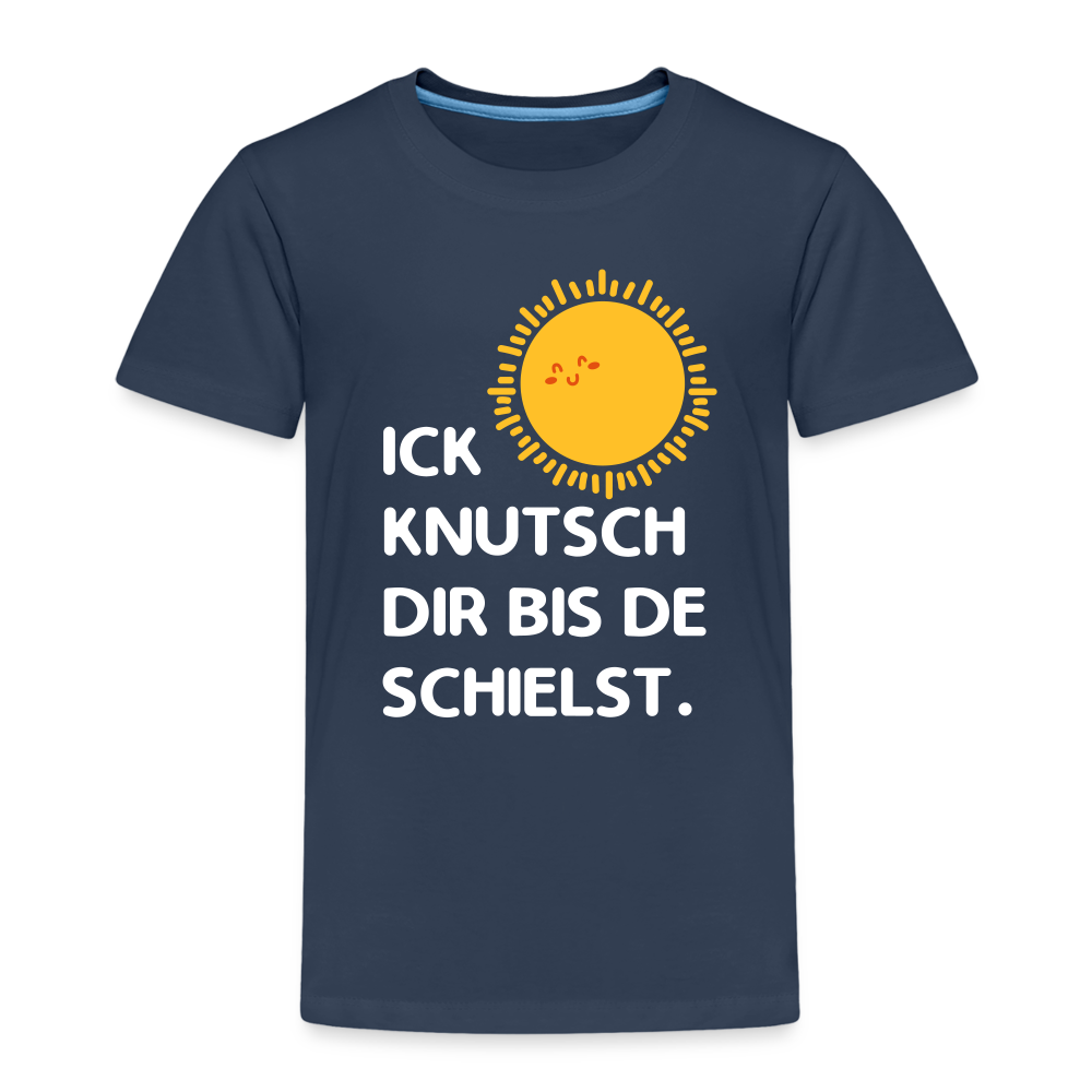 Ick knutsch dir Sonne! - Kinder Premium T-Shirt - Navy