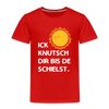 Ick knutsch dir Sonne! - Kinder Premium T-Shirt - Rot