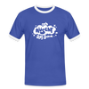 och nüscht jeht schon! - Männer Ringer T-Shirt - Blau/Weiß