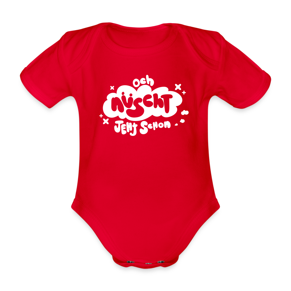 och nüscht jeht schon! - Bio-Kurzarmbody - Rot