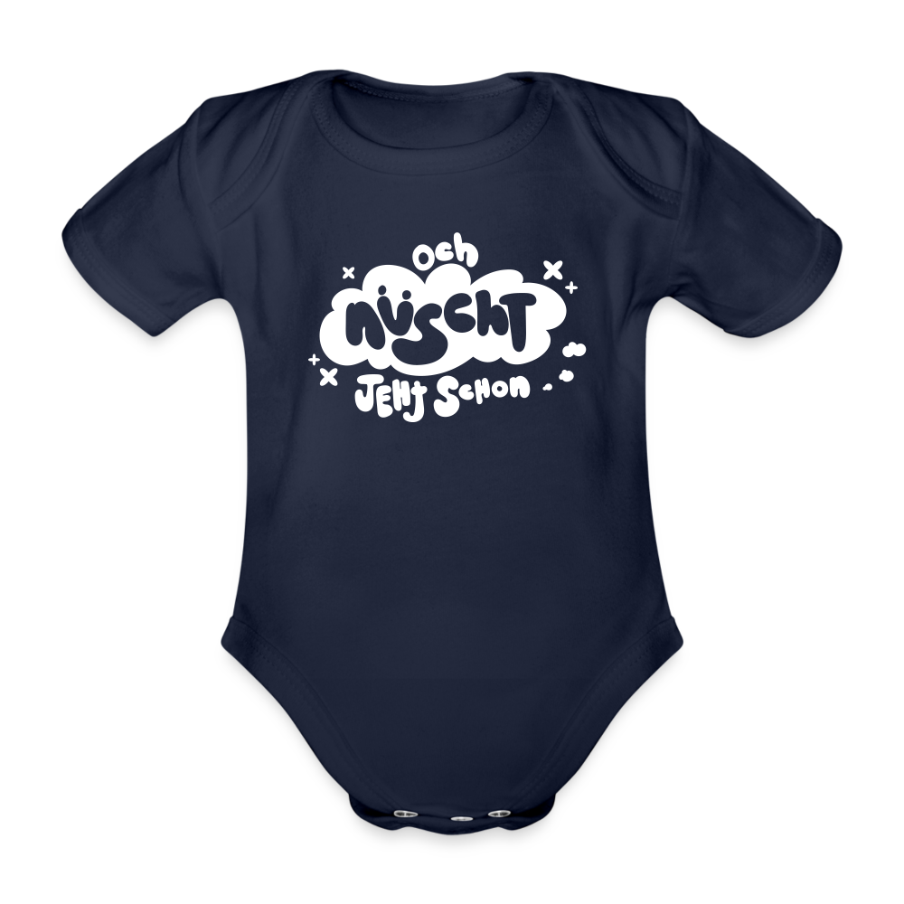 och nüscht jeht schon! - Bio-Kurzarmbody - Dunkelnavy