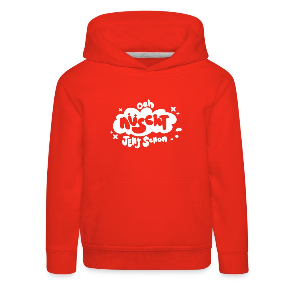 och nüscht jeht schon! - Kinder Premium Hoodie - Rot