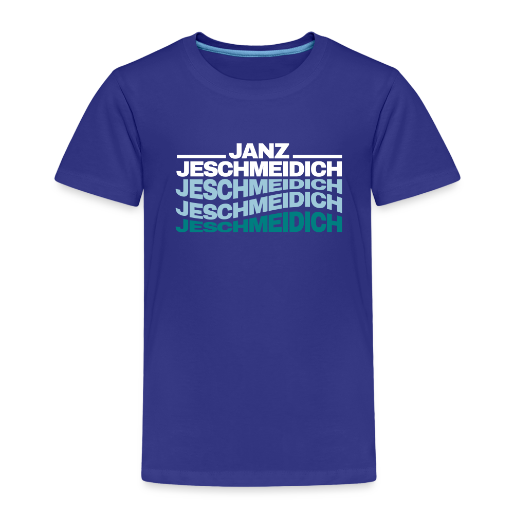 Janz Jeschmeidich - Kinder Premium T-Shirt - Königsblau