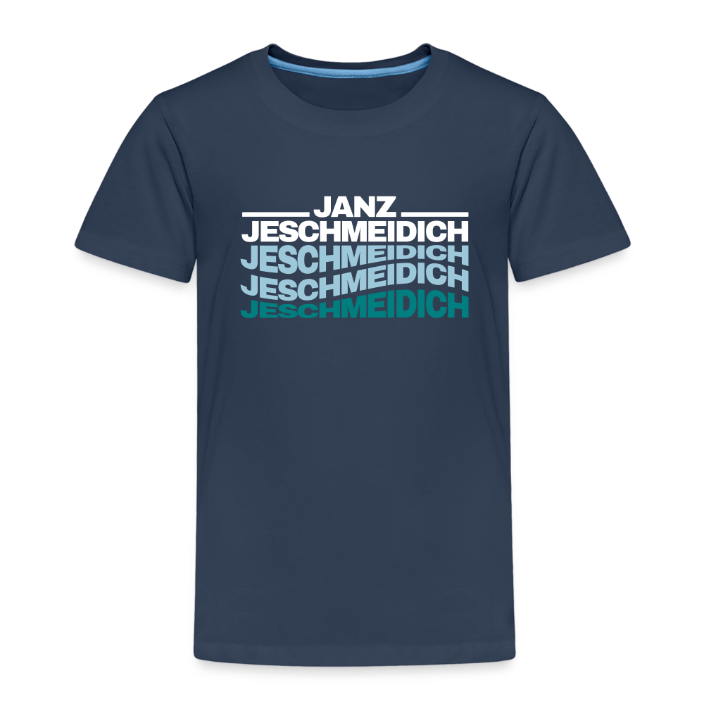 Janz Jeschmeidich - Kinder Premium T-Shirt - Navy