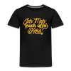Jeh mah nich uffn Keks gelb - Kinder Premium T-Shirt - Schwarz