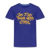 Jeh mah nich uffn Keks gelb - Kinder Premium T-Shirt - Königsblau