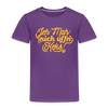Jeh mah nich uffn Keks gelb - Kinder Premium T-Shirt - Lila