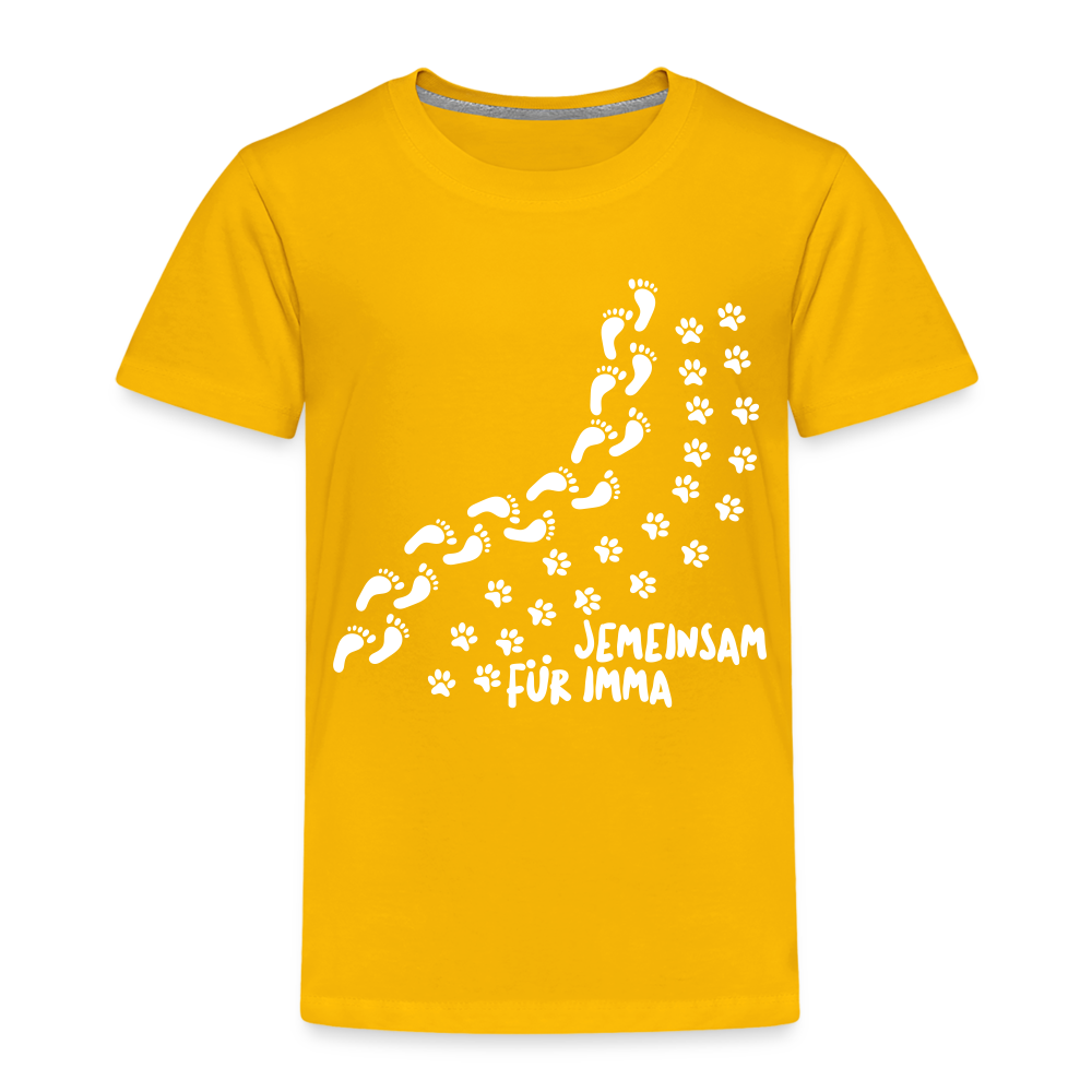 Jemeinsam Für Imma - Kinder Premium T-Shirt - Sonnengelb