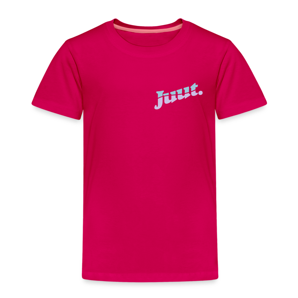 Juut - Kinder Premium T-Shirt - dunkles Pink