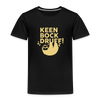 Keen Bock druff! - Kinder Premium T-Shirt - Schwarz