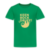 Keen Bock druff! - Kinder Premium T-Shirt - Kelly Green
