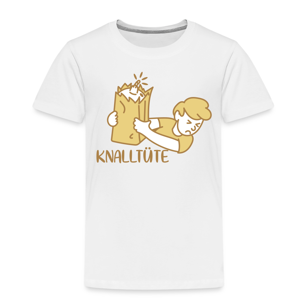Knalltüte - Kinder Premium T-Shirt - weiß