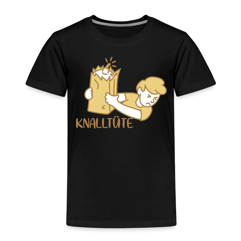 Knalltüte - Kinder Premium T-Shirt - Schwarz