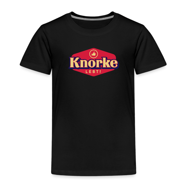 KNORKE lebt! - Kinder Premium T-Shirt - Schwarz