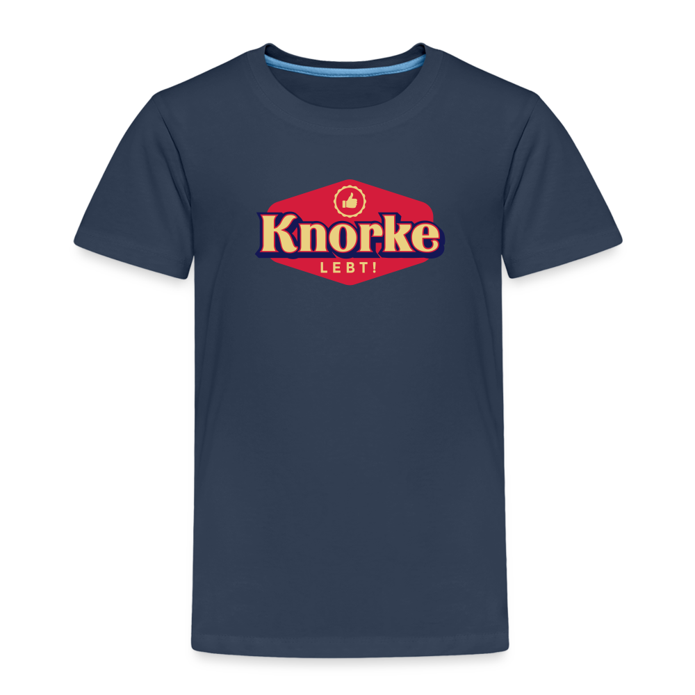 KNORKE lebt! - Kinder Premium T-Shirt - Navy