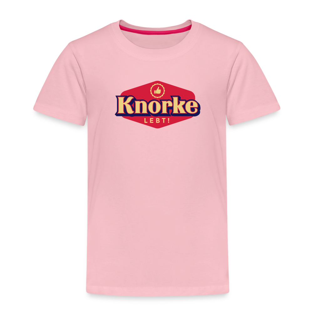 KNORKE lebt! - Kinder Premium T-Shirt - Hellrosa