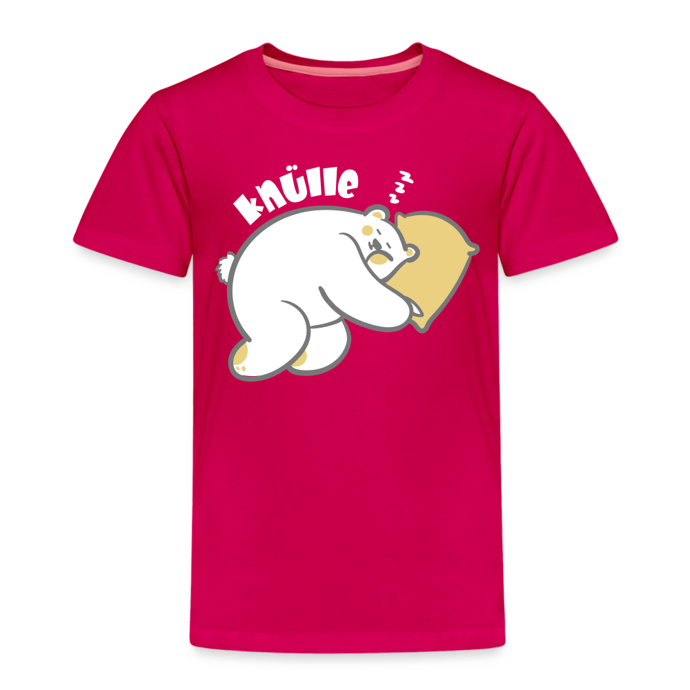 Knülle - Kinder Premium T-Shirt - dunkles Pink